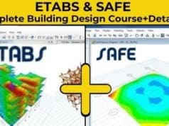 ETABS & SAFE Complete Building Design Course + Detailing