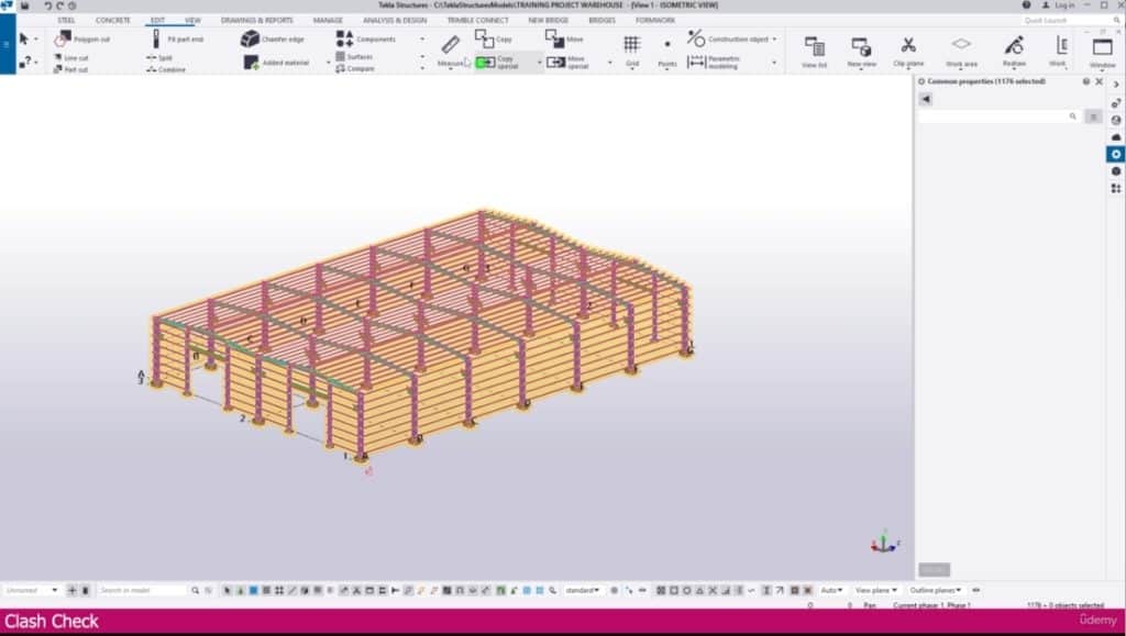Tekla Structure Project Warehouse Course | Sipilpedia