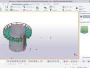 Tekla Structures 2020 Modelling Circular Platform For Oil and Gas Project