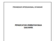 Prosedur Operasional Standar Pengecatan Jembatan Baja Galvanis
