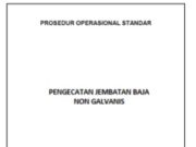 Prosedur Operasional Standar Pegecata Jembatan Baja Non Galvanis