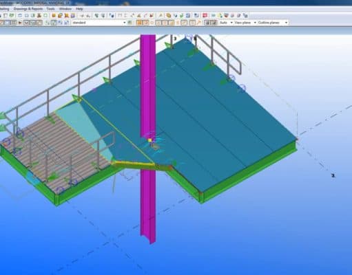 Modelling in Tekla Structures – Grating floor tool