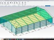 Steel Warehouse Design in Tekla Structural Designer Eurocode 2023-7