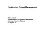 Engineering Project Management
