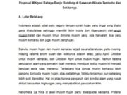 Proposal Mitigasi Bahaya Banjir Bandang di Kawasan Wisata dan Sekitarnya