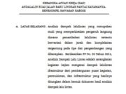KERANGKA ACUAN KERJA (KAK) ANDALALIN RUAS JALAN BARU