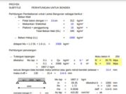 PERHITUNGAN UNTUK BONDEK