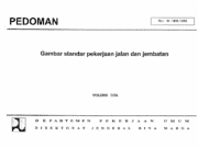 PEDOMAN NO: 04/BM/2005-GAMBAR STANDAR PEKERJAAN JALAN DAN JEMBATAN