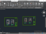 Denah dan Gambar CAD Desain Rumah Tinggal_Denah