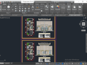 Denah dan Gambar CAD Desain Rumah Tinggal Type Rumah 36 M2