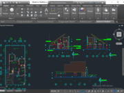 Denah dan Gambar CAD Desain Rumah Tinggal_ Denah dan Tampak