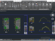 Denah dan Gambar CAD Desain Rumah Tinggal_Denah Rumah Ukura 6×15