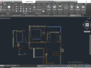 Denah dan Gambar CAD Desain Rumah Tinggal_Denah 1