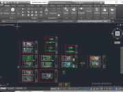 Denah dan Gambar CAD Desain Rumah Tinggal_Gambar Kerja Rumah Tinggal dan Toko 1 Lantai