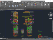 Denah dan Gambar CAD Arsitek Desain Rumah Tinggal_Rumah tinggal 9×22 m
