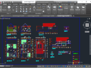 Denah dan Gambar CAD Arsitek Desain Rumah Tinggal_Rumah tinggal 12x15m