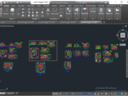 Denah dan Gambar CAD Arsitek Desain Rumah Tinggal_rumah tinggal 12x20M