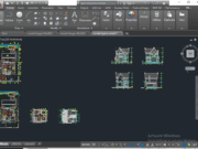 Denah dan Gambar CAD Desain Rumah Tinggal_Rumah Type a contoh