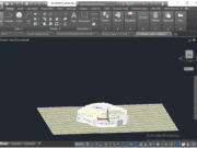 Denah dan Gambar CAD Desain Stadion Sepakbola 3d_Amsterdam Arena Stadium