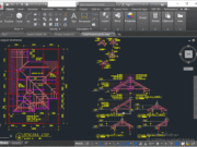 Denah dan Gambar CAD Detail Atap_Detail Kuda-Kuda dan Atap