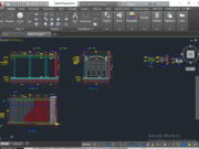 Denah dan Gambar CAD Detail Pergola dan Pond Kolam_Detail Pergola