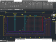 Denah dan Gambar CAD Detail Pergola dan Pond Kolam_Detail Pond