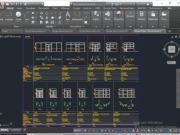 Denah dan Gambar CAD Detail Pintu, Jendela dan Kusen_Kusen Pintu Aluminium -2