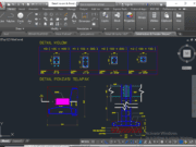 Denah dan Gambar CAD Detail Pondasi _Detail Kolom dan Pondasi Telapak