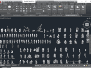 Denah dan Gambar CAD Furnitur Lengkap_Koleksi Orang 2D-1