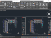 Denah dan Gambar CAD Desain Kantor _Denah Feeder & PJU