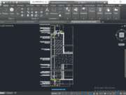Denah dan Gambar CAD Arsitek _ Architektural ALUMINIUM SECTION FIXED PANEL