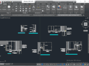 Denah dan Gambar CAD Arsitek _ Architektural CEILING EDGE WITH CURTAIN PALMATE-GYPSUM TILES