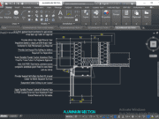 Denah dan Gambar CAD Arsitek _ Architektural ALUMINIUM SECTION