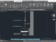 Denah dan Gambar CAD Arsitek _ Architektural CEILING EDGE DETAIL-PRE FINISHED ALUMINUM TILE