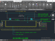 Denah dan Gambar CAD Arsitek _ Architektural FLOATING FLOOR DETAIL A.H.U.& CHILLER AT ROOF