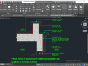 Denah dan Gambar CAD Arsitek _ Architektural INSULATION AT DOWNSTAND BEAM WITH GRC