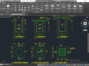 Denah dan Gambar CAD Desain Rumah Tinggal 2 Lantai _Gambar Kerja Rumah Tinggal_Detail Bak Control