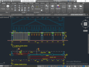 Denah dan Gambar CAD Desain Rumah Tinggal 2 Lantai _Gambar Kerja Rumah Tinggal_Detail Partial Pagar