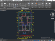 Denah dan Gambar CAD Desain Rumah Tinggal 2 Lantai _Gambar Kerja Rumah Tinggal_Denah Pondasi
