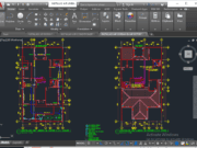Denah dan Gambar CAD Desain Rumah Tinggal 2 Lantai _Gambar Kerja Rumah Tinggal_Air Limbah dan Air Kotor