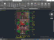Denah dan Gambar CAD Desain Rumah Tinggal 2 Lantai _Gambar Kerja Rumah Tinggal_Denah Rencana Atap