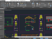 Denah dan Gambar CAD Denah Sekolah SMP 1 Kadupandak