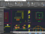 Denah dan Gambar CAD Denah Sekolah SMP 1 Warungkondang