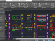 Denah dan Gambar CAD Denah Sekolah SMP 2 Cilaku