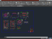 Denah dan Gambar CAD Arsitek Desain Rumah Tinggal_rumah tinggal 20×10 M