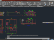 Denah dan Gambar CAD Arsitek Desain Rumah Tinggal_Rumah tinggal 21x29m