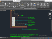 Denah dan Gambar CAD Arsitek _ Architektural WALL – RC COLUMN CORNER DETAIL