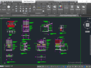 Denah dan Gambar CAD Arsitek Bangunan Paprik_Detail Tampak Potongan Pabrik
