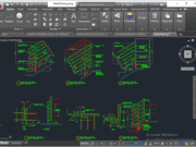 Denah dan Gambar CAD Arsitek Bangunan Paprik _Detail Railing