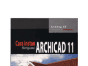 CARA INSTAN MENGUASAI ARCHICAD 11